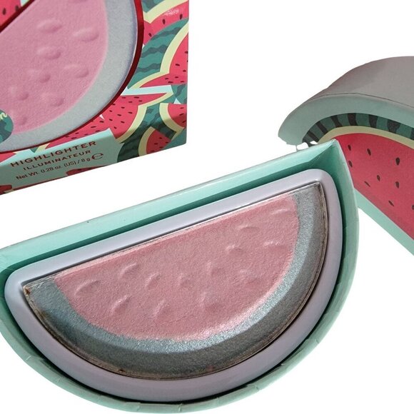 I Heart Revolution Watermelon Highlighter Illuminator Pressed Powder NIB - Picture 2 of 8
